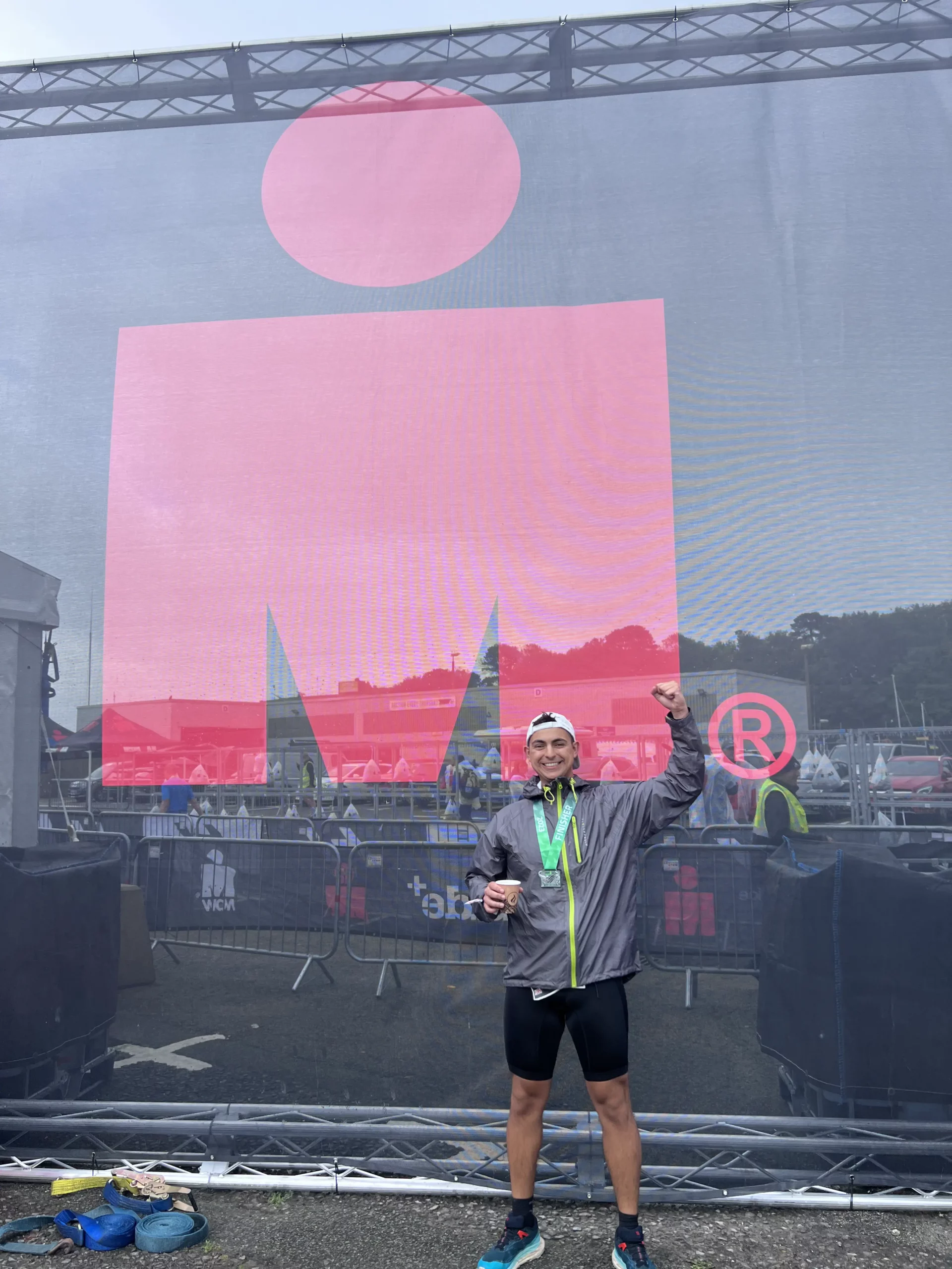 Reflective Post-Race Moment