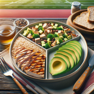 plate showing food proportions