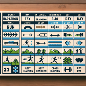 schedule includes days marked for different types of runs